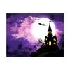Halloween Cemetery Backdrop for Birthday,Youngsters Shower,Graduation Party Decor,Photography Background,Halloween Decor