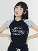 ADOREBELLE Shining Star Raglan Tee - Black