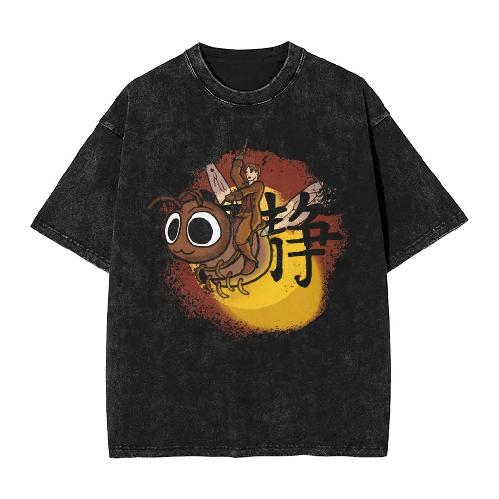 Classic TV Firefly Still Serenity Graphic Print Vintage Washed Tshirt Women Men Summer Tee Cotton Streetwear YK Oversized Tops