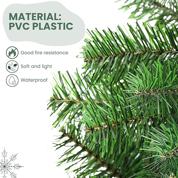 Grüner Weihnachtsbaum, 150 cm hoch, 300T, Weihnachtsdekoration