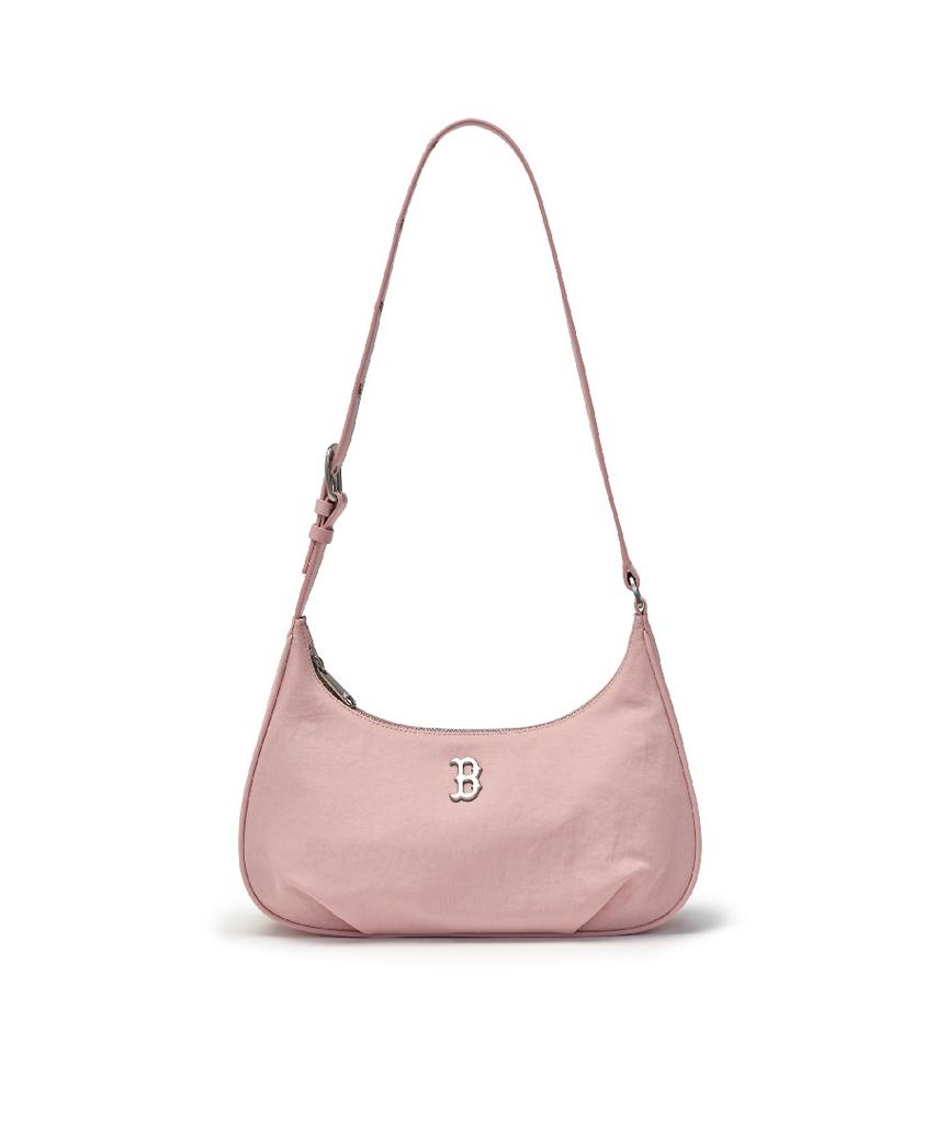 Mlb Basic Vintage Nylon Hobo Bag Bos (L.Pink)
