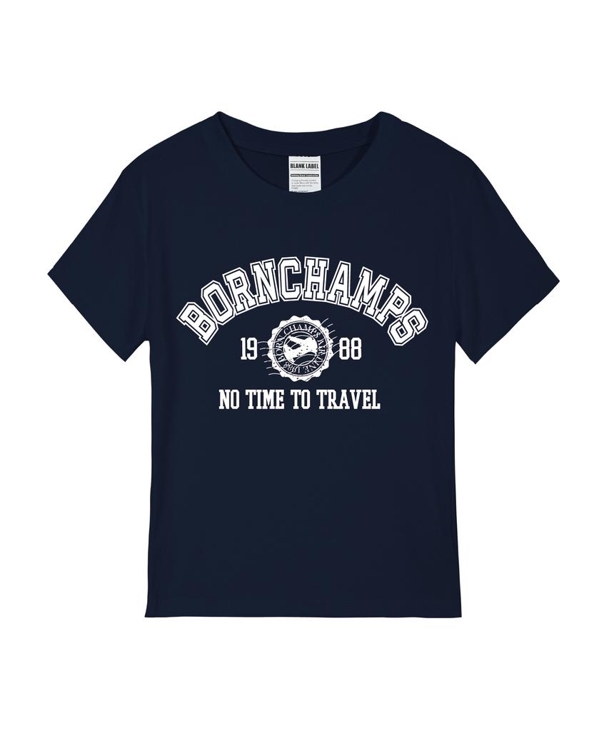 BORN CHAMPS [5 Colors] No Time To Travel Women'S Standard Short Sleeve T-Shirt