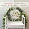 Wooden Decorative Letter Sign for Chair Backs - Christmas or Wedding Ceremony Ornament
