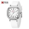 Fashion Ofns Top Brand Square Quartz Watch Luminous Waterproof Large Digital Scale Test Learning Silent Male And Female Students