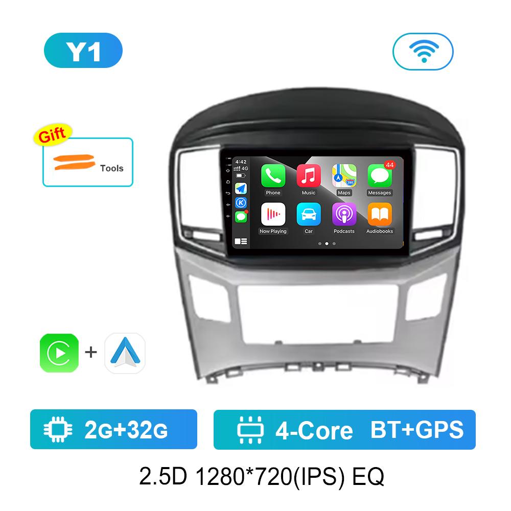 

9-дюймовая ОС Android для Hyundai H1 Grand Starex i8000 TQ 2007 - 2015 Автомобильный радиоприемник Видео Мультимедийный плеер GPS 4G Bluetooth Автоинструменты