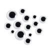 500Pcs Mixed Size Self-adhesive Plastic Round Eyes Wiggle Googly