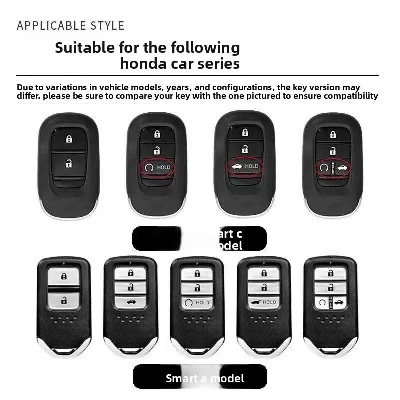 Suitable for Honda Haoying Civic Keycase 25/26 Binzhi HRV Yingshipai XRV Crown Road Car Metal Protective Cover