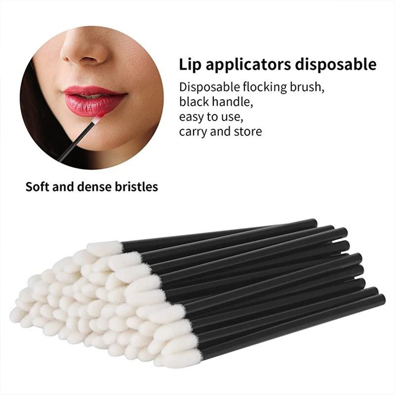 Cosmetic Makeup Tool 50/100 Sposable Lip Brush Eyelash Makeups Microbrush Lash Extension Mascara Applicator Lipstick Wands Set