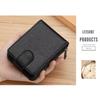 Large Capacity Men's Zipper Wallet 11/16 Slots Portable Coin Purse Luxury Small Card Bag  Male