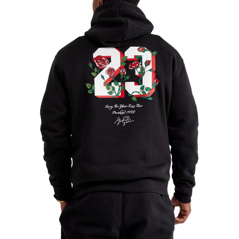 Jordan Sweatshirts Men's Black Hooded Moderate Regular FD0597-010