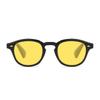 Y006 Unisex Night Vision Anti-Blue Light Glasses for Gaming and Screen Use, Yellow Flat Lenses