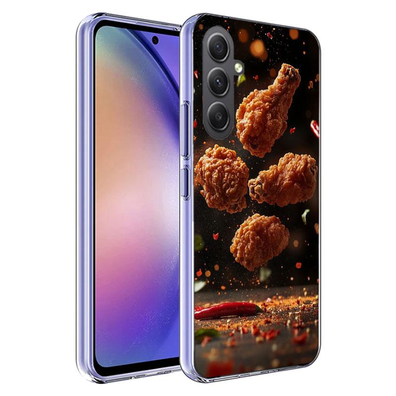 Food Fries Beer Cheese Sushi Cookie Phone Case for Samsung A17 A37 A57 A07 A16 A26 A36 A56 A06 A02S A12 A22 A32 A52S A04S A14 A2