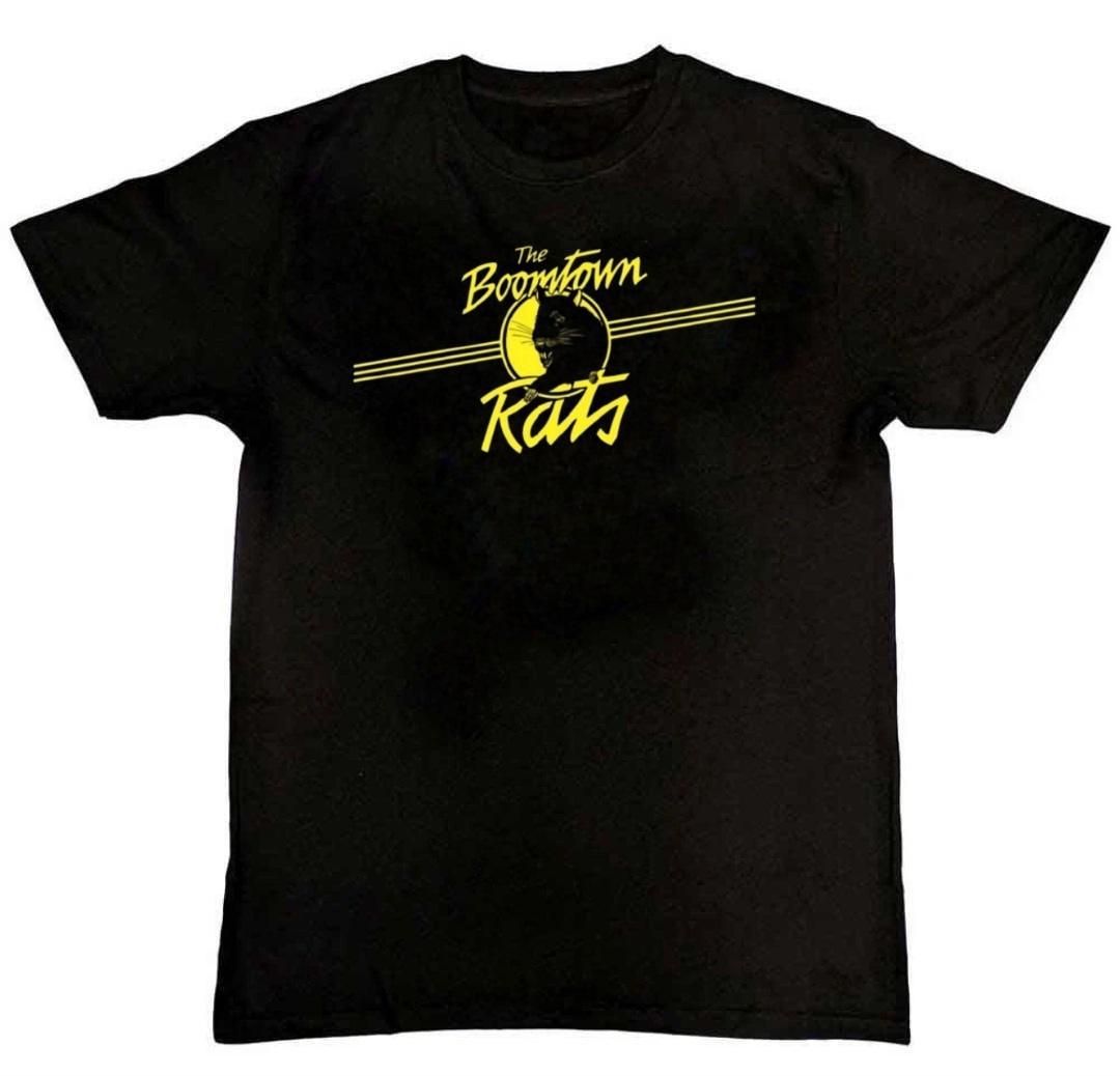 The Boomtown Rats Logo Graphic Print Mens T-Shirt S