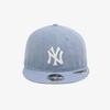 New Era New York Yankees Denim Basic Retro Krone Strapback Hellblau 15131622
