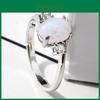 Dazzling Women's Alloy Ring Modern Geometric Design 2024 Spring Collection In Various Colors