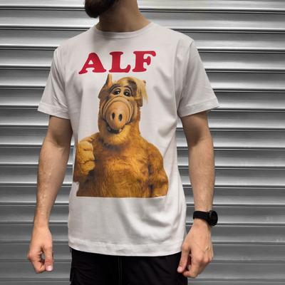 Herren ALF 80er Ikone T-Shirt Vintage Retro TV Kein Problem Melmac Lustig