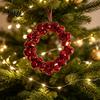 Christmas Craft Decoration Tree Bell Pendant with Lanyard, Ring Hanging for Metal Jingle Garland Holiday Home Decor, Multicolored Festive Bells