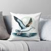 Albatros Vogel Fliegend Quadrat Kissenbezug Polyester Leinen Samt Muster Reißverschluss Dekor Heim Kissenbezug Großhandel
