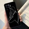 Sexy Line Minimalist Style Case For Oppo A74 A57 A17 A77 A18 A38 A58 A78 A98 A54 A94 A80 A60 A40 A96 A76 A16 A15 A5 Pro