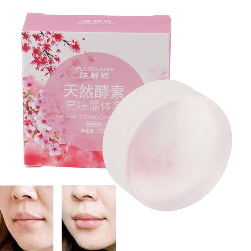 1Pcs Hyun Enzyme Crystal Soap Whitening Pure Enzyme Soap Body Skin Brightening