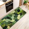 Abstract Forest Bath Mat - Simple Kitchen Shower Entryway Rug, Perfect New Home Gift & Bathroom Kitchen Decor Accessory