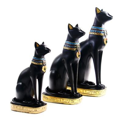 Egyptian Goddess Bastet Cats Collectible Figurine Statue Home Office Decor