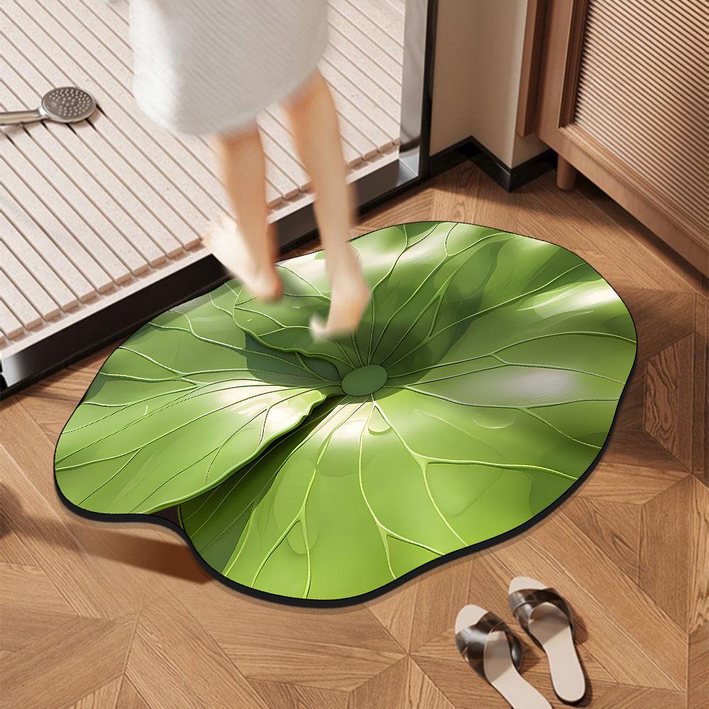 Bathroom Door Absorbent Mat Quick Drying Mat Dirt Resistant and Non Slip Bathroom Mat