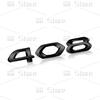 For z333 208 308 408 508 GT RCZ Emblem Chrome Metal 3D Car Sticker Rear Trunk Fender Side Decal Auto Accessories 333z