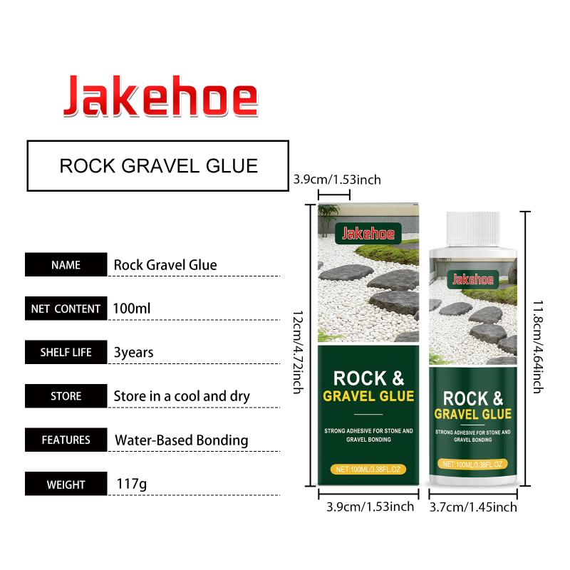 Gravel Glue for Landscaping Rock Adhesive Spray Waterproof Fast Drying Outdoor Sealer for Garden Yard Stabilizing