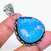 Natural Blue Triplet Opal 925 Sterling Silver Jewelry Pendant 2.05" AP-16607
