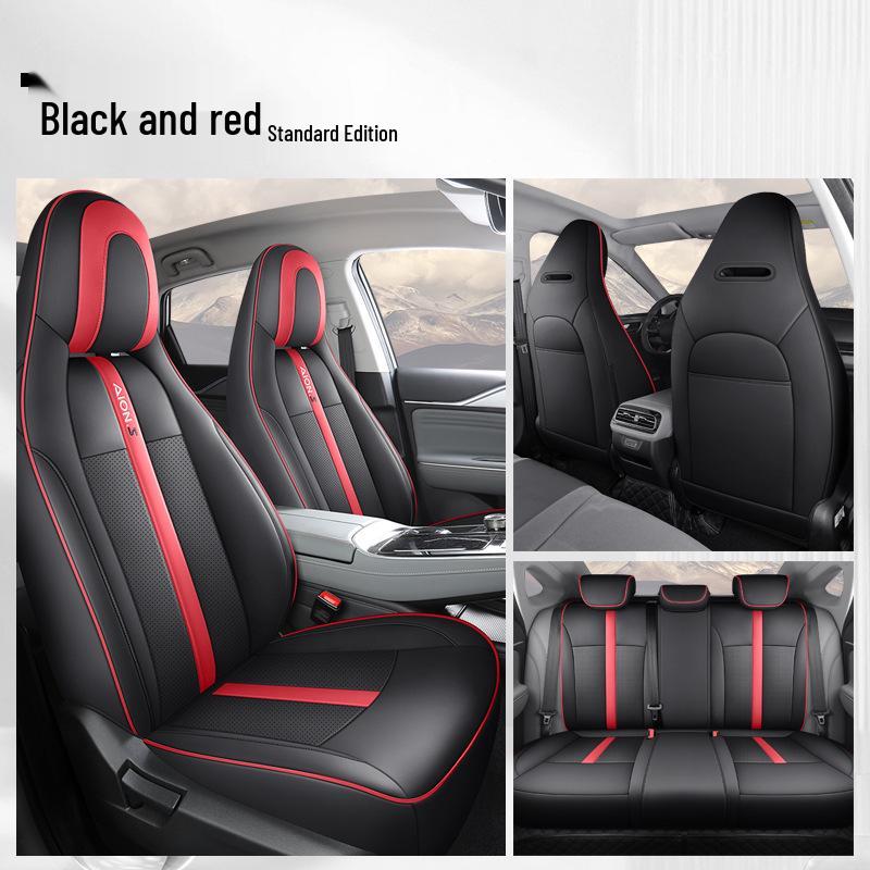 Комплект кожаных чехлов на сиденья YD Sport для GAC Aion S Plus: Всесезонные чехлы на сиденья автомобиля 111