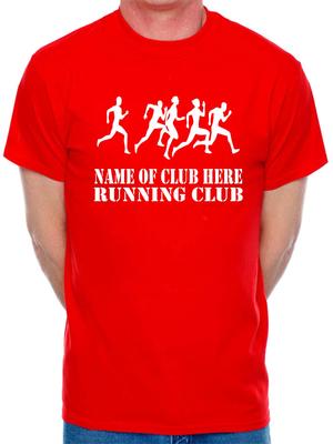 Personalisiertes Herren T-Shirt Laufen Name des Vereins hier Jeder Laufteam-Name