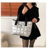 2025 Winter Versatile Influencer Shoulder Bag: Stylish Textured Makeup Tote