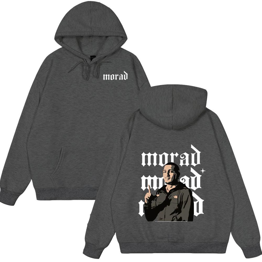 Rapper Morad MDLR Turné Album Merch Oblečení Pánské Vysoce Kvalitní Mikiny Módní Hip Hop Dlouhý Rukáv Zimní Styl Streetwear