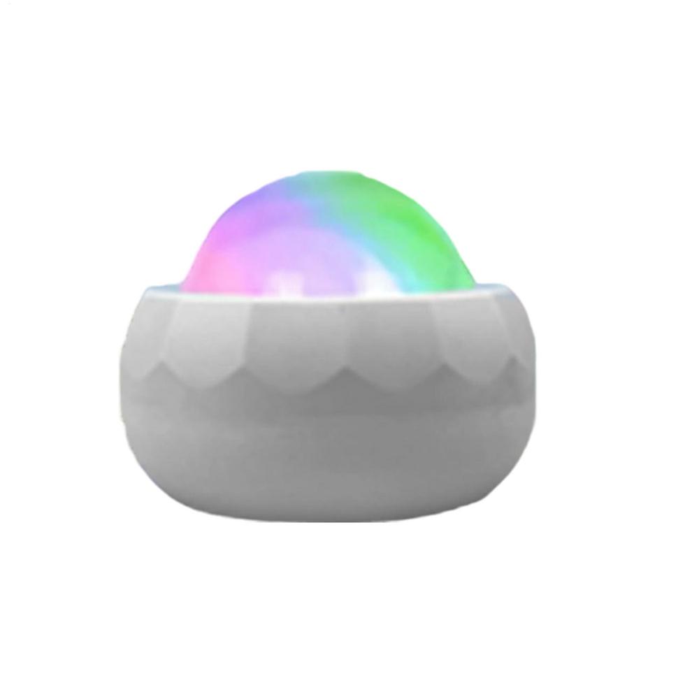 

Galaxy Light Projector Portable Lighting Lamp Galaxy Star Projector for Home Nursery Desk Indoor Outdoor Party Meditation Family білий