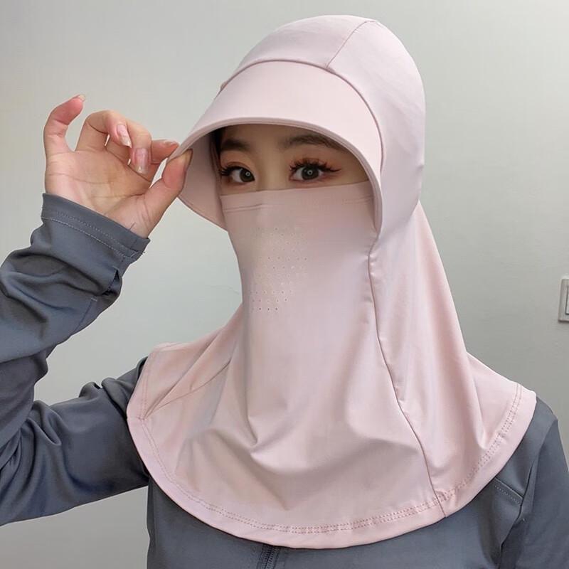 Women's Summer Anti-UV Ice Silk Sunshade Face Mask Neck Protector