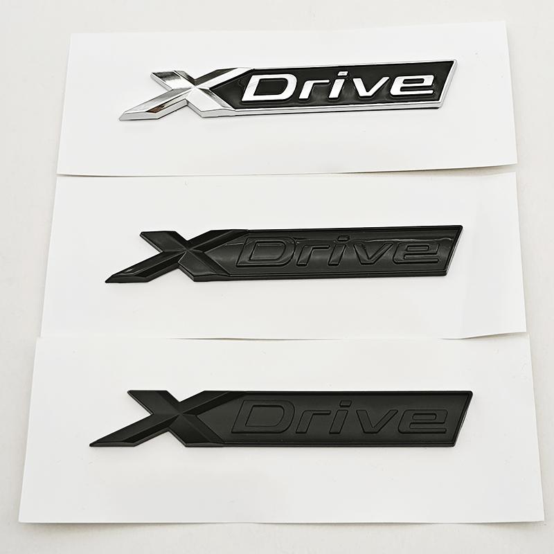 NEW 3D ABS Car Sticker Logo Xdrive Emblem Trunk Badge Nameplate X Drive For BMW Xdrive 320d 320i 530d 525d E60 G20 Accessories