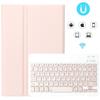 Etui Ochronne Z Klawiatura Bezprzewodowa Alogy Keyboard Case Z Miejscem Na Rysik Do Apple Ipad 11 2025 / Ipad 10.9 2022 Różowe