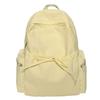 Small fresh schoolbag female college student simple solid color large capacity computer backpack casual commuting high school student backpack