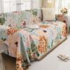 Американский Ретро Пасторальный Стиль Цельный Чехол для Дивана Пылезащитный Противоскользящий Декор Домашнее Диванное Полотенце Летние Универсальные Чехлы для Дивана
