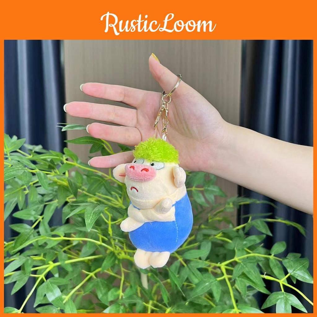 Unique Soft Plush Pig Keychain Cute And Funny Design Perfect For Lovers Animal