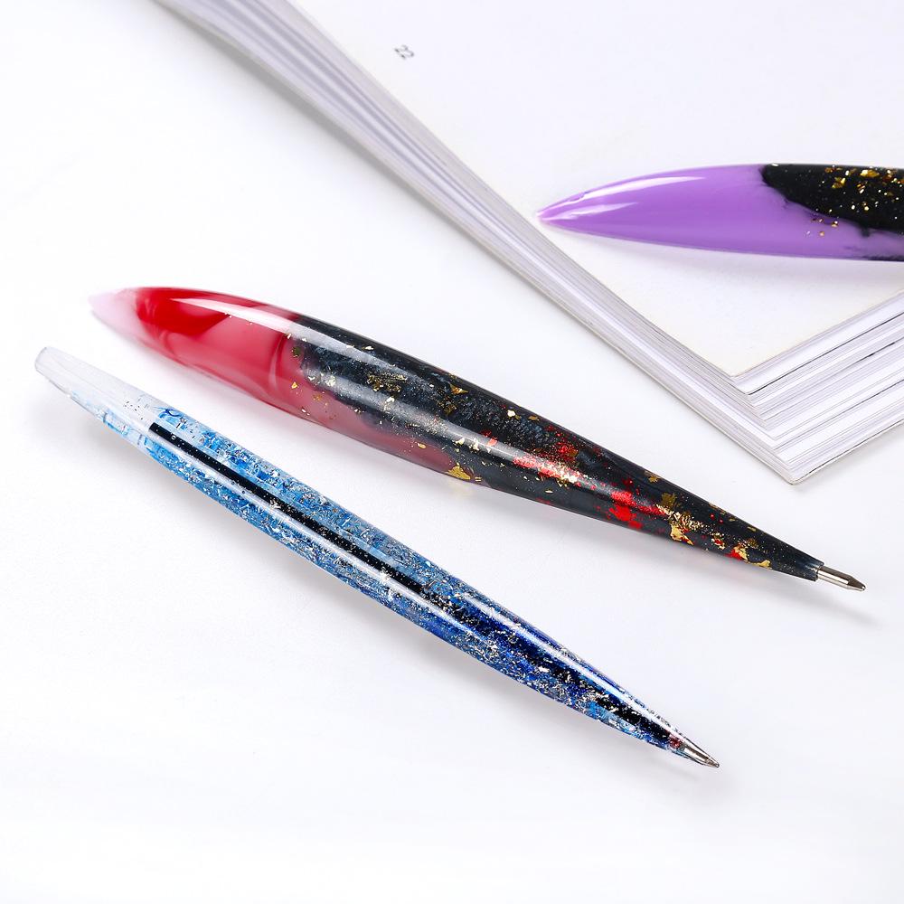 Ballpoint pen silicone mold crystal dropper DIY creative material