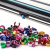 10 pezzi MTB Bike Telaio Bicicletta Fibbia a U per Cavo Freno Alloggiamento Tubo Tubo Cambio Cavo Guide Pulsante Fissa Tubo Clip