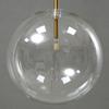 Nordic Clear Glass Pendant Lights Globe Gold Glass Ball Pendant Lamp Dining Room Kitchen Hanging Lamp Suspension Decor Fixtures
