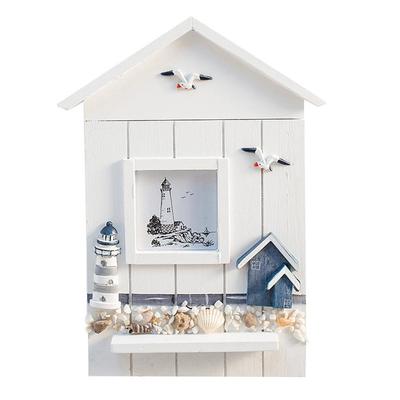 Wood Keys Box Wall Mounted Sundries Holders Practical Convenient Key Holder Storage Box Cabinet