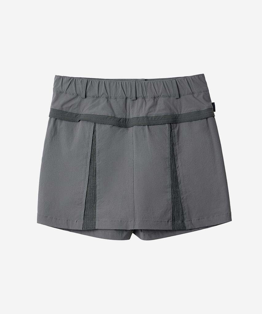 NODE LABS Dev:6 Wrap Skirt Pants_Dark Gray