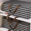 Heavy-Duty Foldable Storage Box - Under-Bed Organizer with Space-Portable Clothes & Bedding Storage Bin for Home, Dorm, Travel - Dustproof Fabric Bin