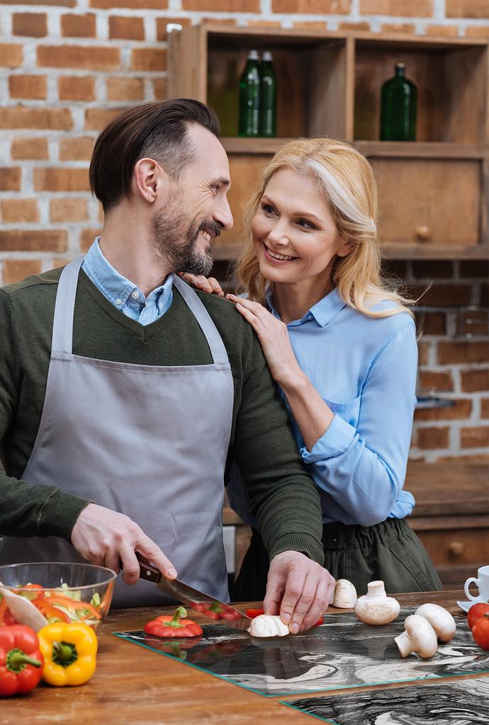 SZKLANA PŁYTA OCHRONNA NA KUCHENKĘ 85x52 MARMUR
