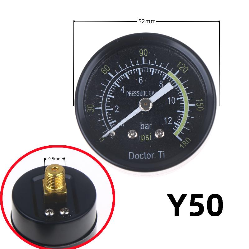1Pcs Metal 0-25Bar 0-10Bar 0-12Bar Hydraulic Fluid Measuring Instrument Air Compressor Pressure Gauge DIY Accessories