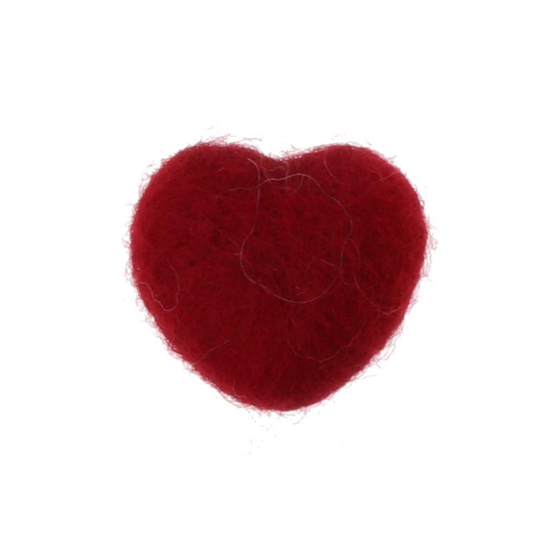 Newborn Photography Felt Love Props Tiny Baby Girl Boy Photo Shoot Handmade Felt Heart Shaped Props